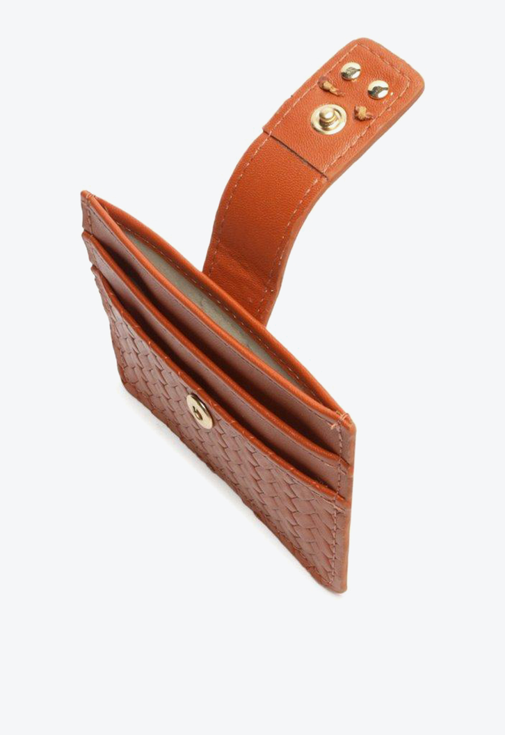Porta-Cartão Laranja Anacapri Tressê