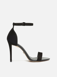 Sandália Preto Arezzo Isabelli Nobuck