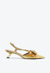 Slingback Dourado Vicenza Servia