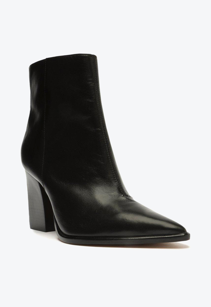 Bota arezzo bico sales fino