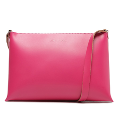 Crossbody Rosa Anacapri Couro Cora Média