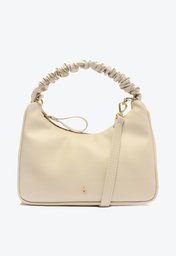 Bolsa Branca Anacapri Baguete Alça Franzida Média