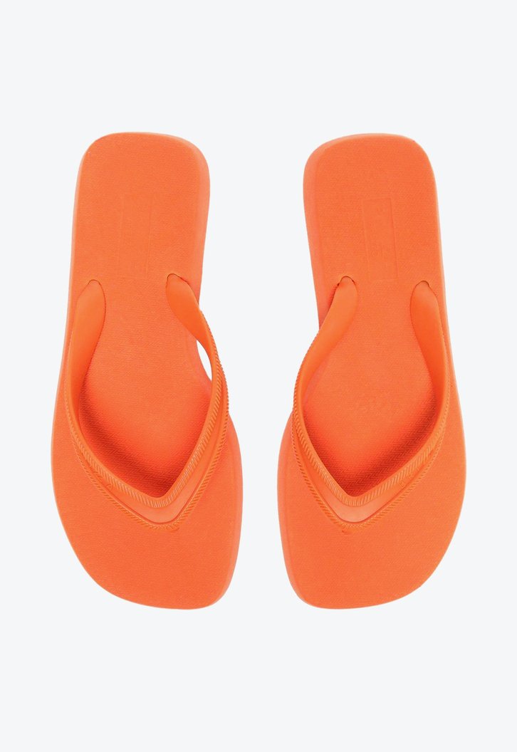 Chinelo De Dedo Laranja Brizza Bold