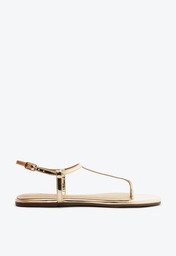 Sandália Slim Specchio Dourada