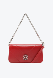 Bolsa Vermelha Schutz Couro Shoulder