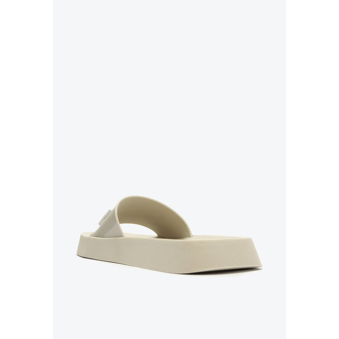 Chinelo Slide Jelly Branco