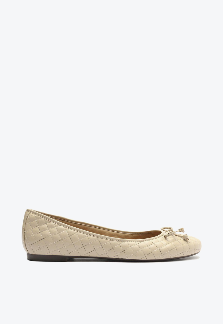 Sapatilha Nude Anacapri Taupe Matelassê