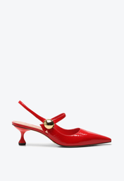 Slingback Vermelho Vicenza Taís
