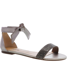 sandalia prata velho arezzo