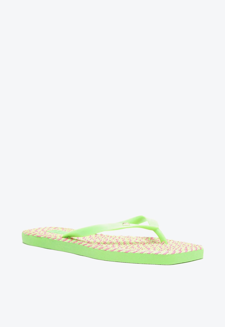 Chinelo De Dedo Verde Mint Fluo Brizza