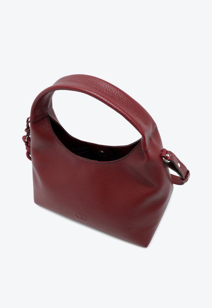 Bolsa Tiracolo Média Merlot Vermelha