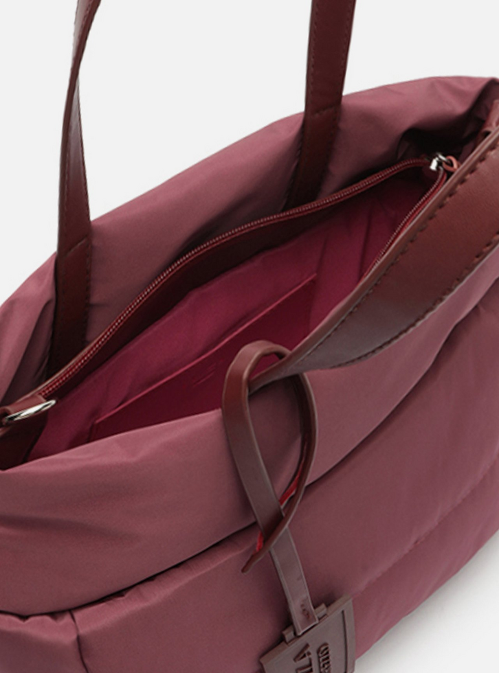 Bolsa Tiracolo Bordô Nylon Gigi Pequena | ZZ MALL
