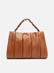 Bolsa Tote Marrom Arezzo Couro Milano Grande