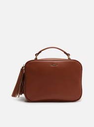 Bolsa Tiracolo Marrom Arezzo Pequena Barbicacho