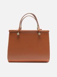 Bolsa Tote Marrom Arezzo Couro Fontana Média