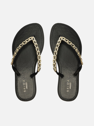 Chinelo de Dedo Preto Corrente Essential