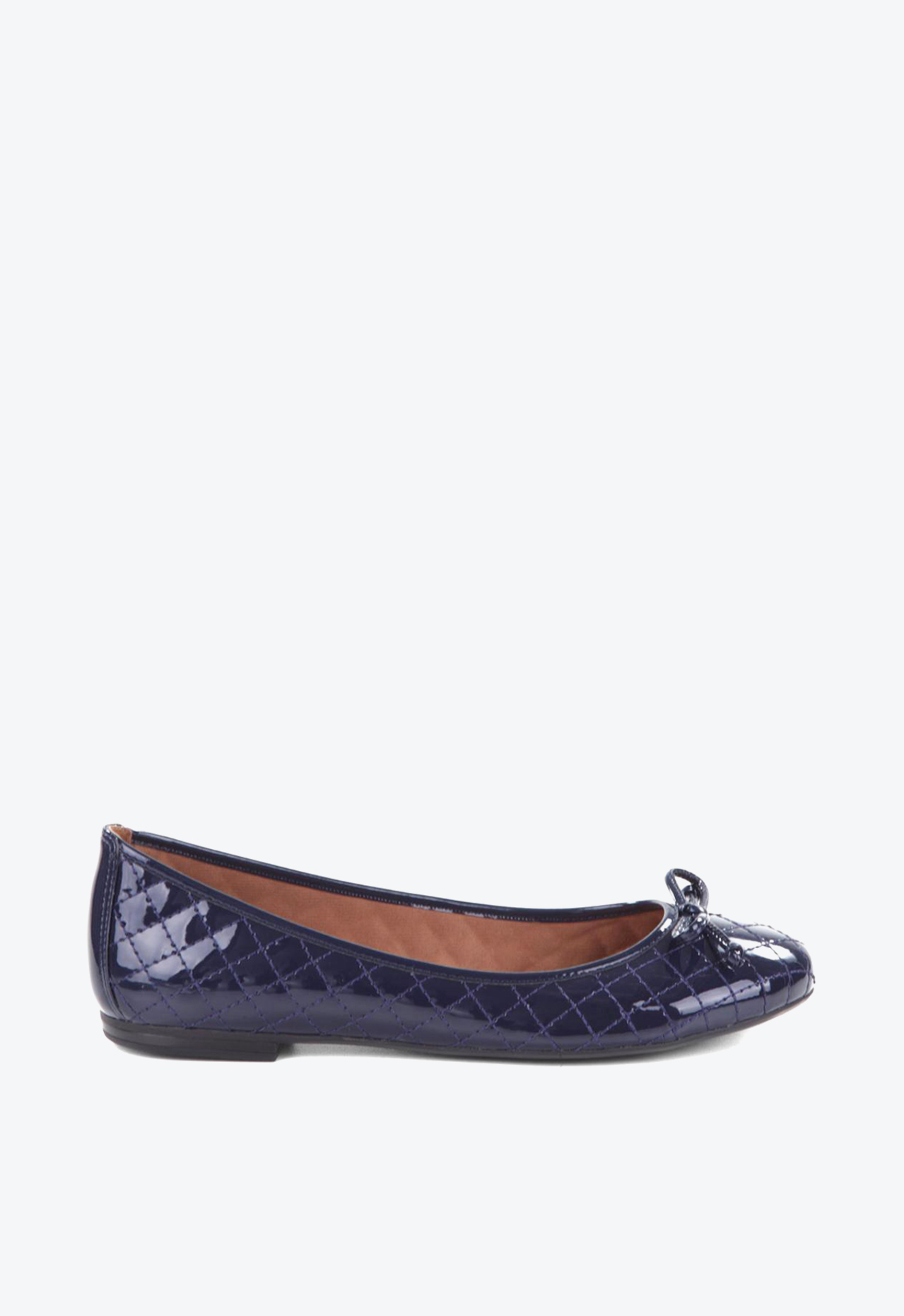Sapatilha Azul Arezzo Verniz Matelassê Sailor Sapatilha Azul Arezzo Verniz Matelassê Sailor