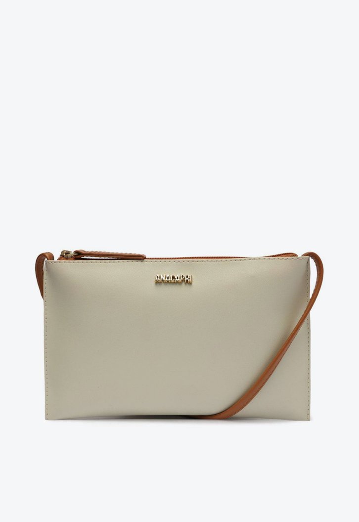 Bolsa Tiracolo Branca Anacapri Minimal Pequena