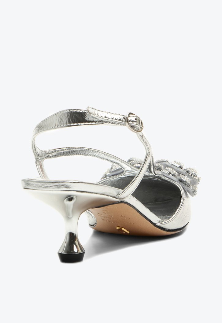 Slingback Servia Prata