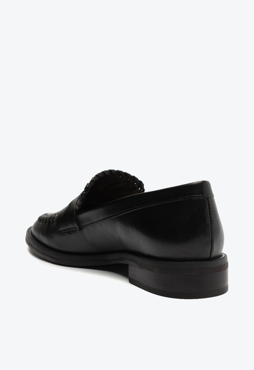 Mocassim Couro Preto