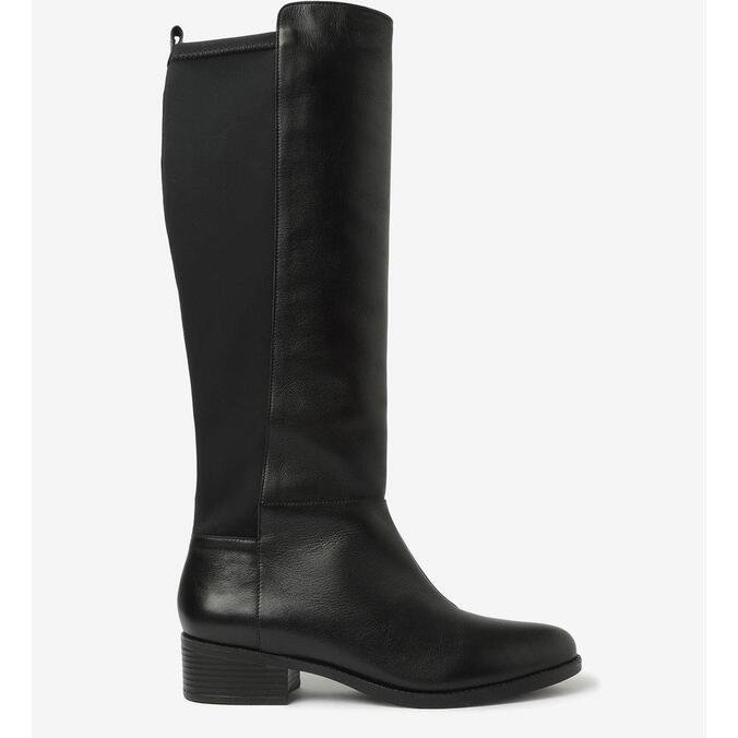 bota cano longo com elástico