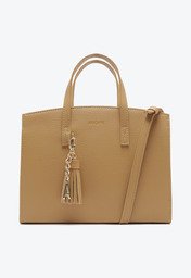 Bolsa Tote Bege Anacapri Grande Chaveiro Barbicacho