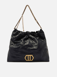 Bolsa Hobo Azul Arezzo Couro Esther Grande