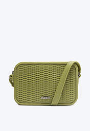 Bolsa Tiracolo Verde Anacapri Média Tressê Injetada