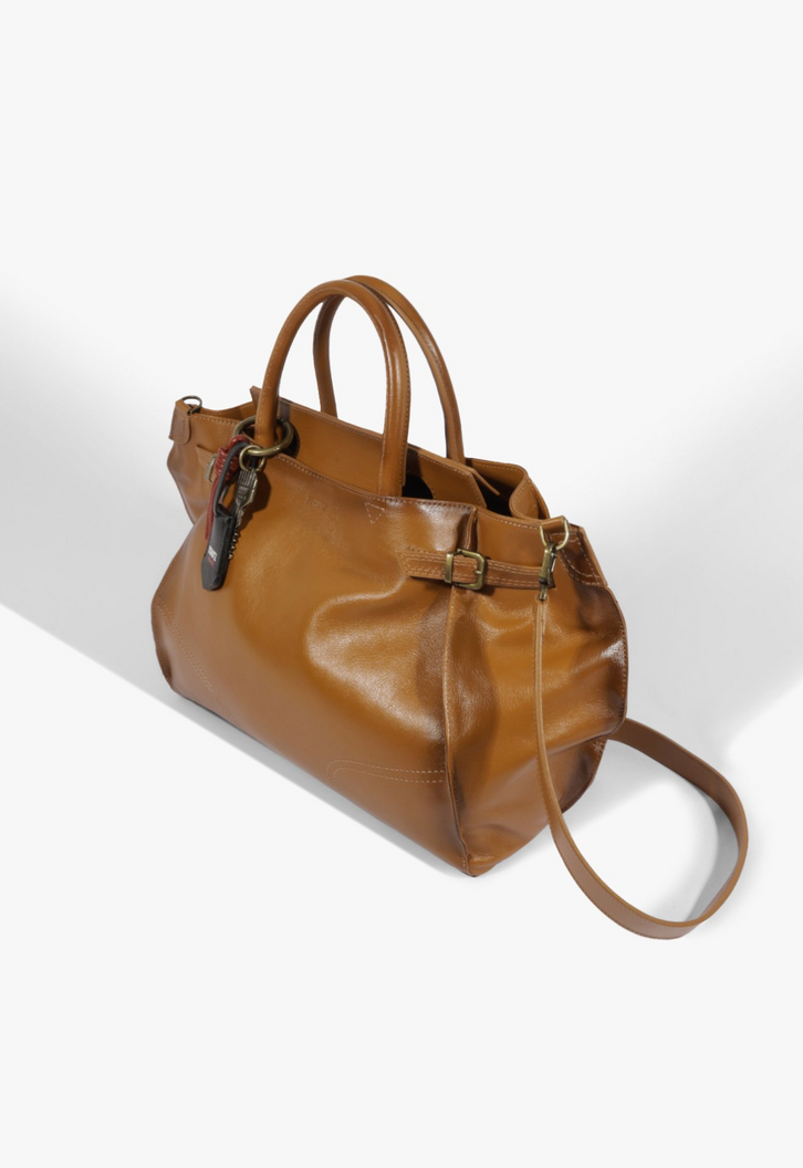 Bolsa Schutz Tote Grande Heaven Heritage Couro Marrom | ZZ MALL