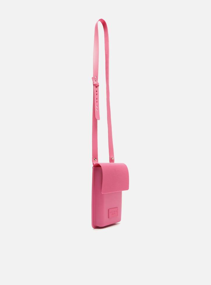 Mini Bolsa Porta-Celular Rosa Brizza Babi