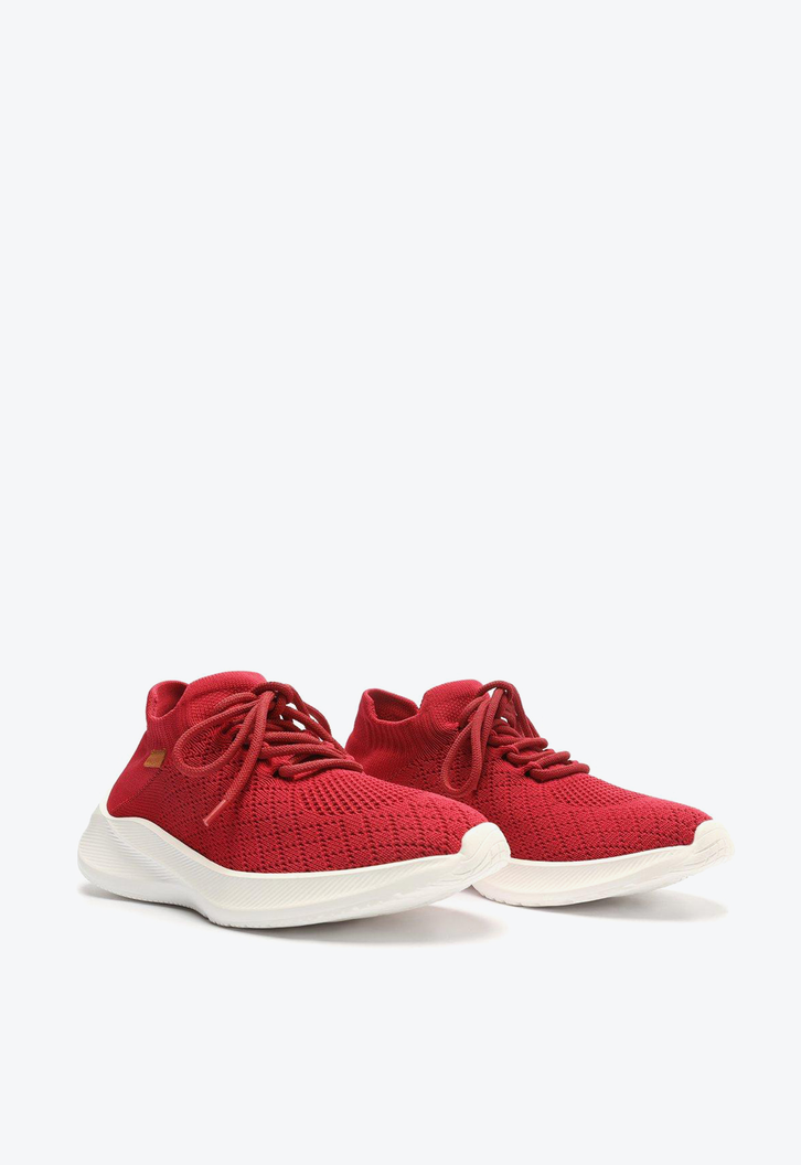 Tênis Rosa Anacapri Knit Costuras