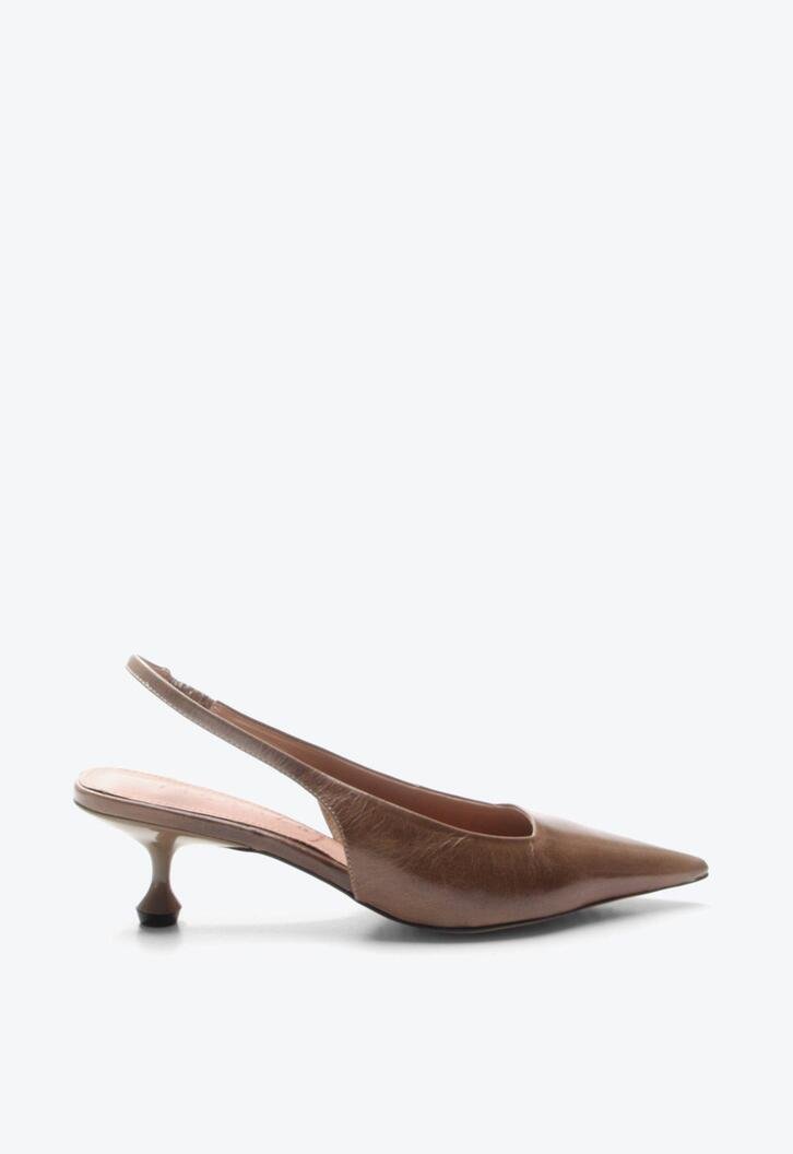 Slingback Servia Marrom