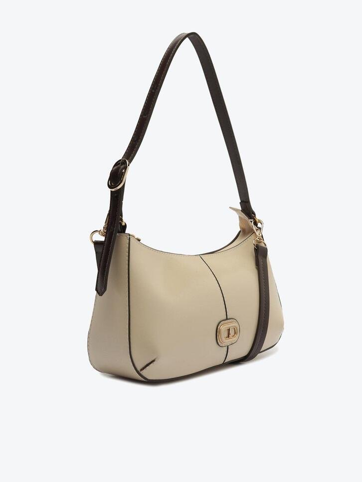 Bolsa Tiracolo Média Estruturada Floater Branco Off