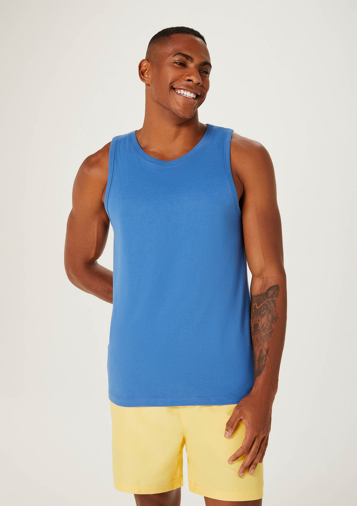 Regata Azul Claro Hering Básica Masculina World