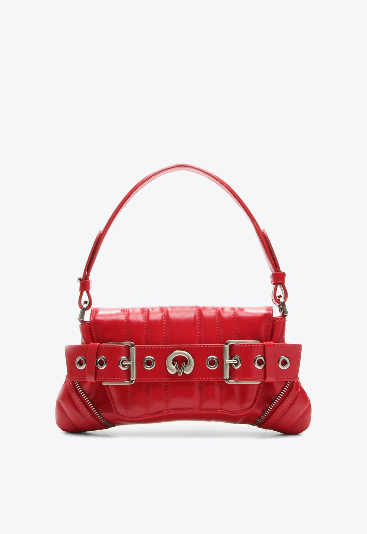 Bolsa Vermelha Vicenza Shoulder Lien Média | ZZ MALL