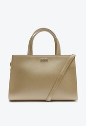 Bolsa Tote Dourada Anacapri Média