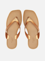 Chinelo de Dedo Marrom Tira V Brizza
