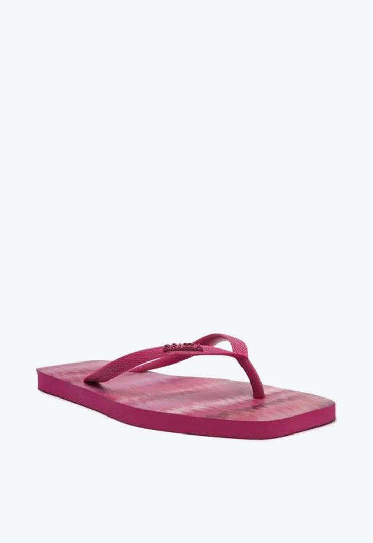 Chinelo De Dedo Roxo Brizza Bico Quadrado Triya