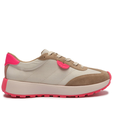 Tênis Marrom Rosa Anacapri Nude E Lolla Sporty Detalhes