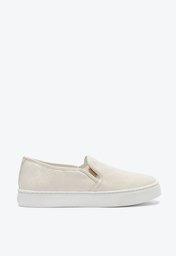 Tênis Slip On Branco Anacapri Sola Alta Texturas