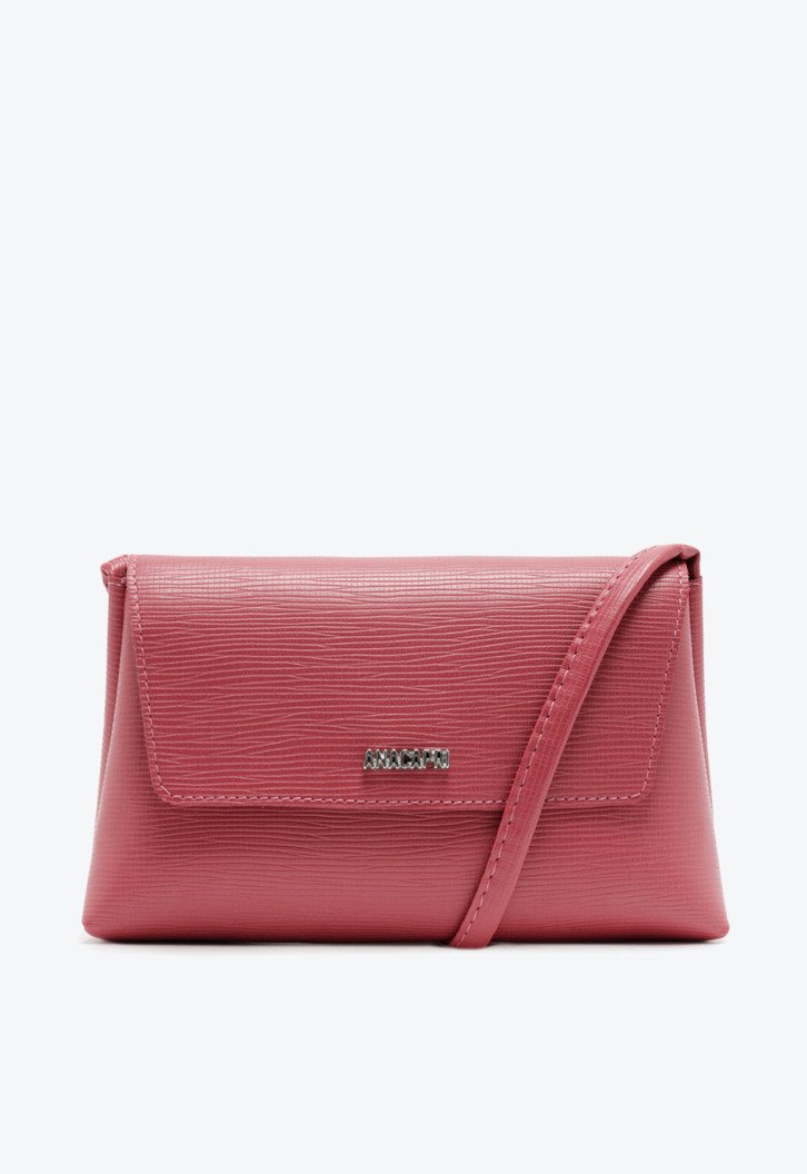 Crossbody Rosa Anacapri Aba Retangular Média