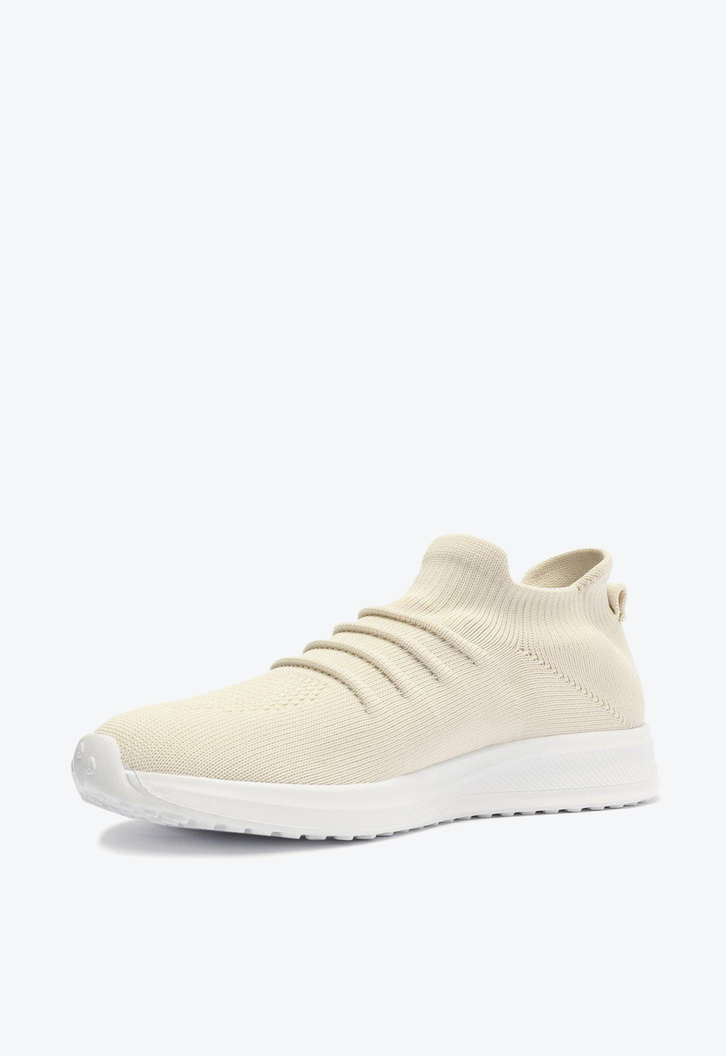Slip On Branco Anacapri Knit Franzido