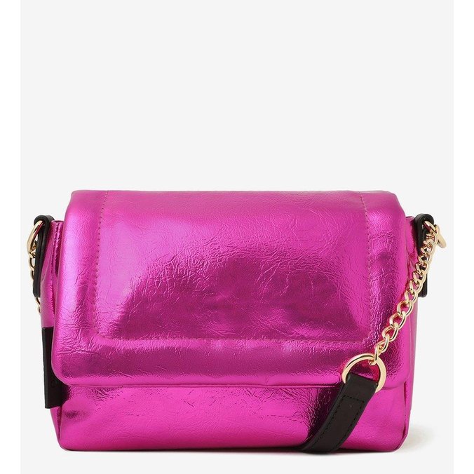 Bolsa Arezzo Tiracolo Metalizada Rosa Vicky | ZZ MALL