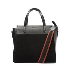 Bolsa Anacapri Tote Preta Alça Faixa