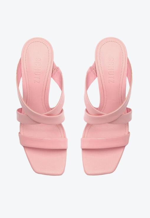 Sandália Mule Anabela Full Color Rosa