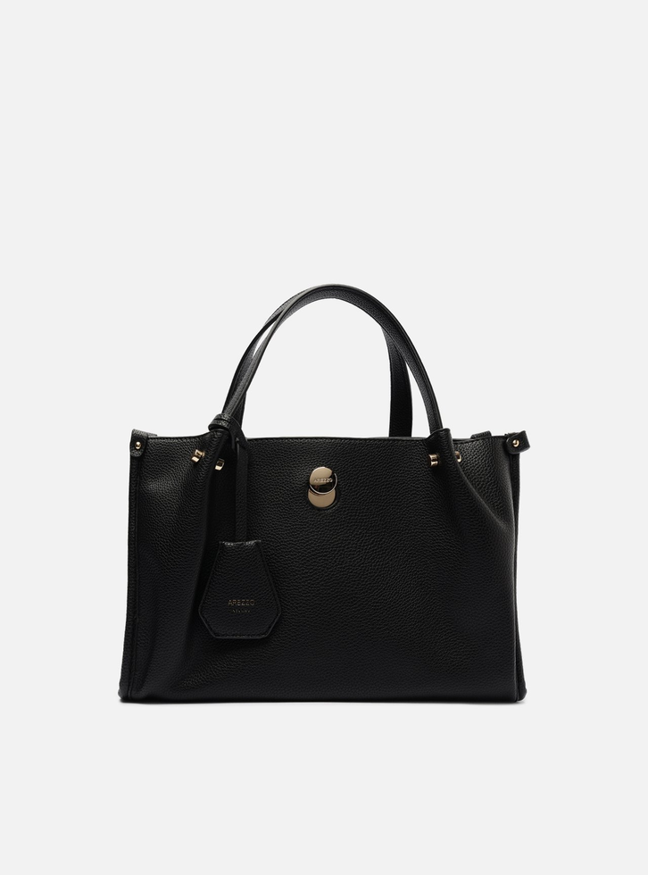 Bolsa Tote Preta Média | ZZ MALL