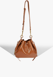 Bolsa Tiracolo Bucket Hazel Couro Preta | ZZ MALL