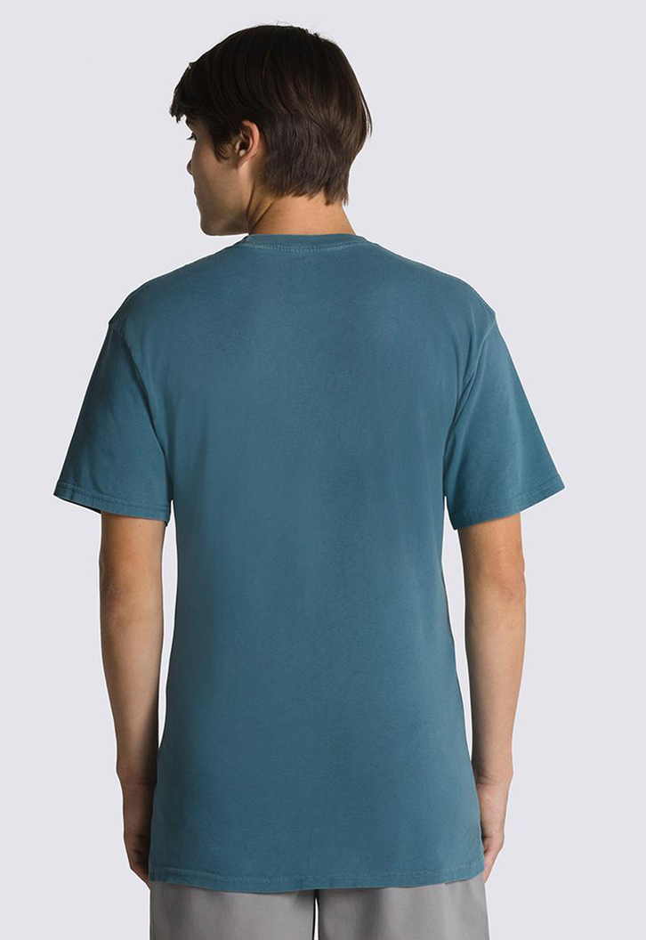 Camiseta Vans Washed Floral Logo Vintage Ss Teal