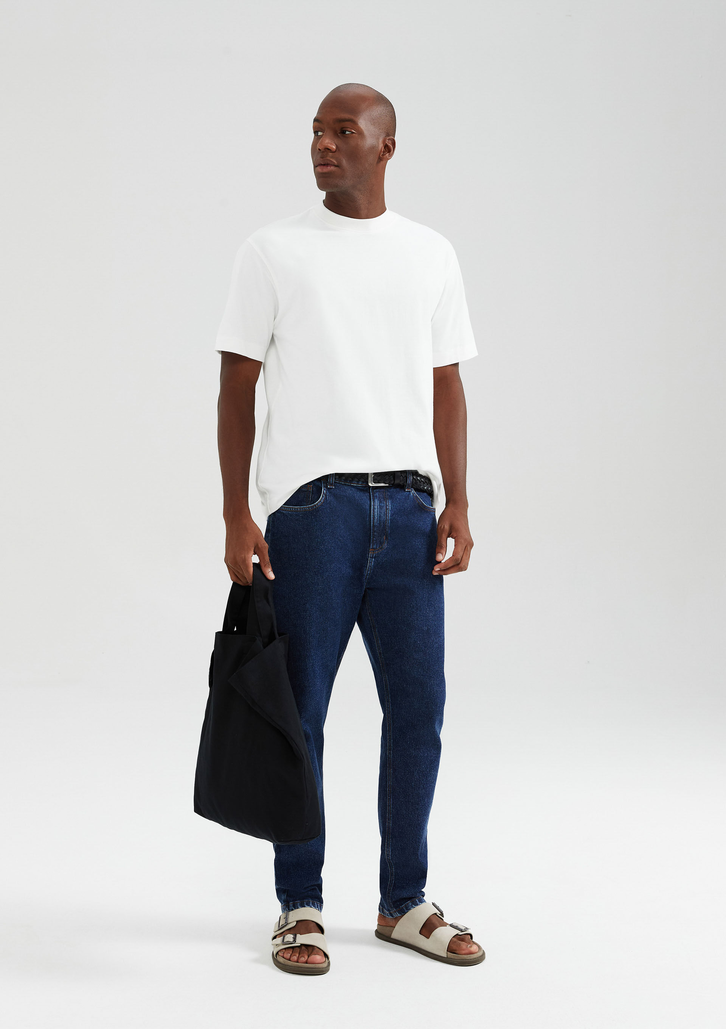 Camiseta Off-White Hering Ginga Modelagem Relaxed Malha Super Cotton