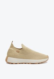 Tênis Slip On Dourado Anacapri Knit Lavínia